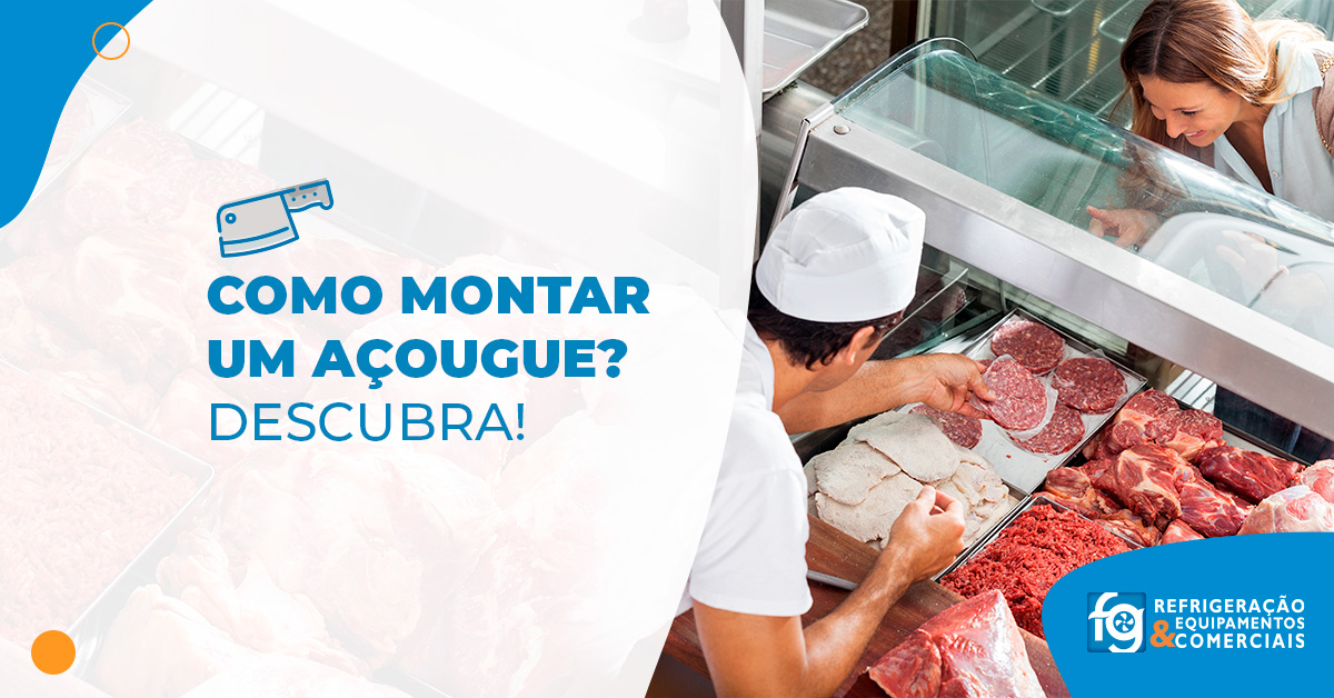 um açougueiro de carne e osso